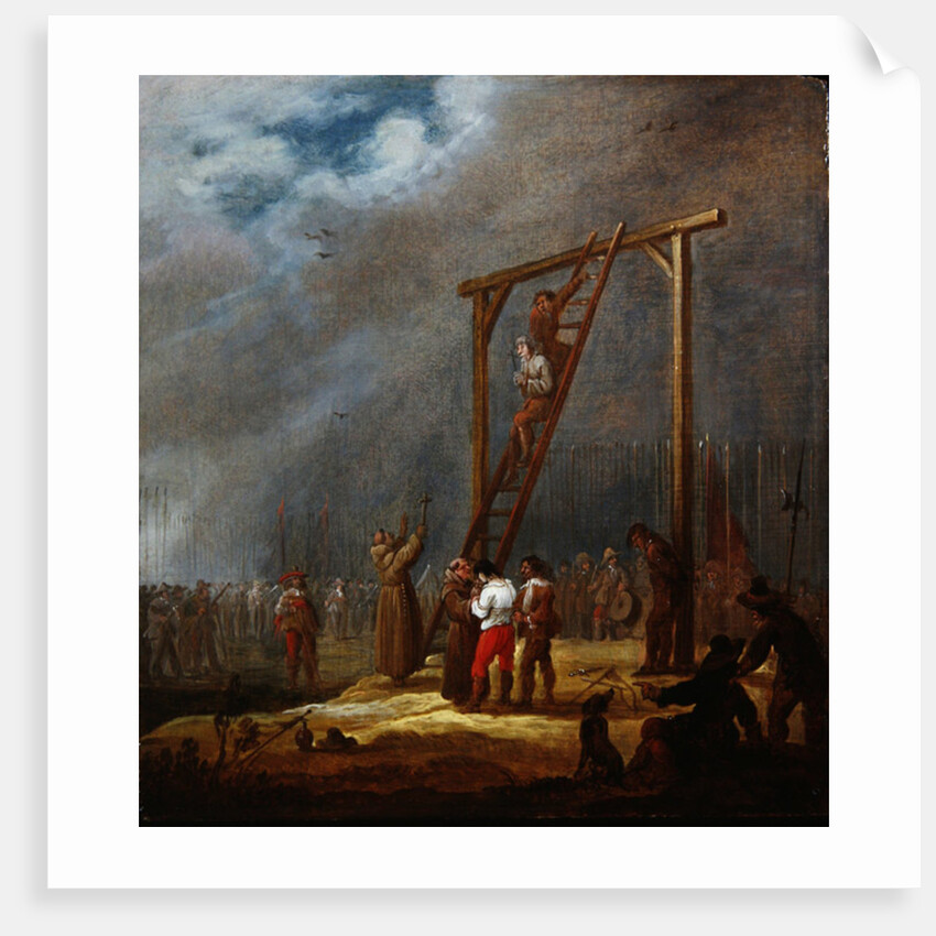 An Execution at a Gallows by Pieter Meulener
