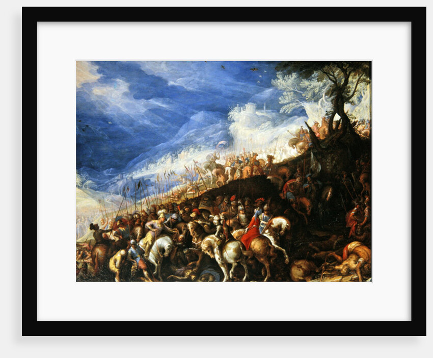 Alexander the Great and his captains recover Emperor Darius, 1611 by Frederick van Valkenborch