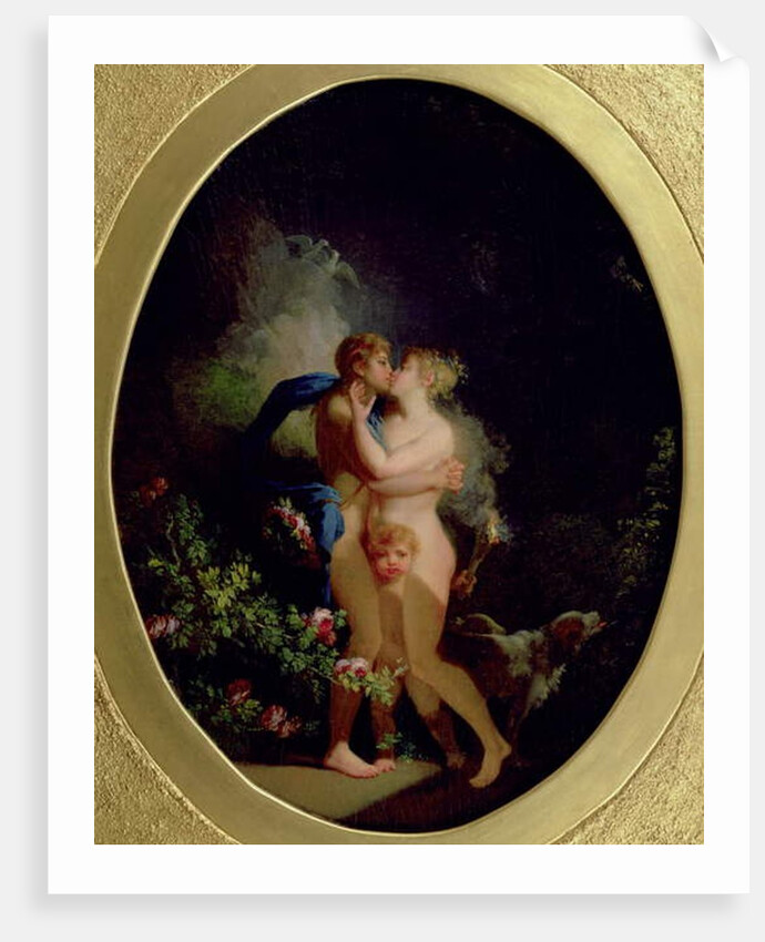 Venus and Adonis by Jacques Antoine Vallin