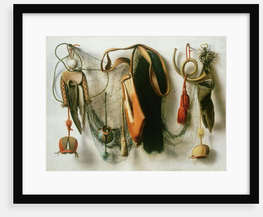 A Trompe l'Oeil of Hawking Equipment by Christoffel Pierson