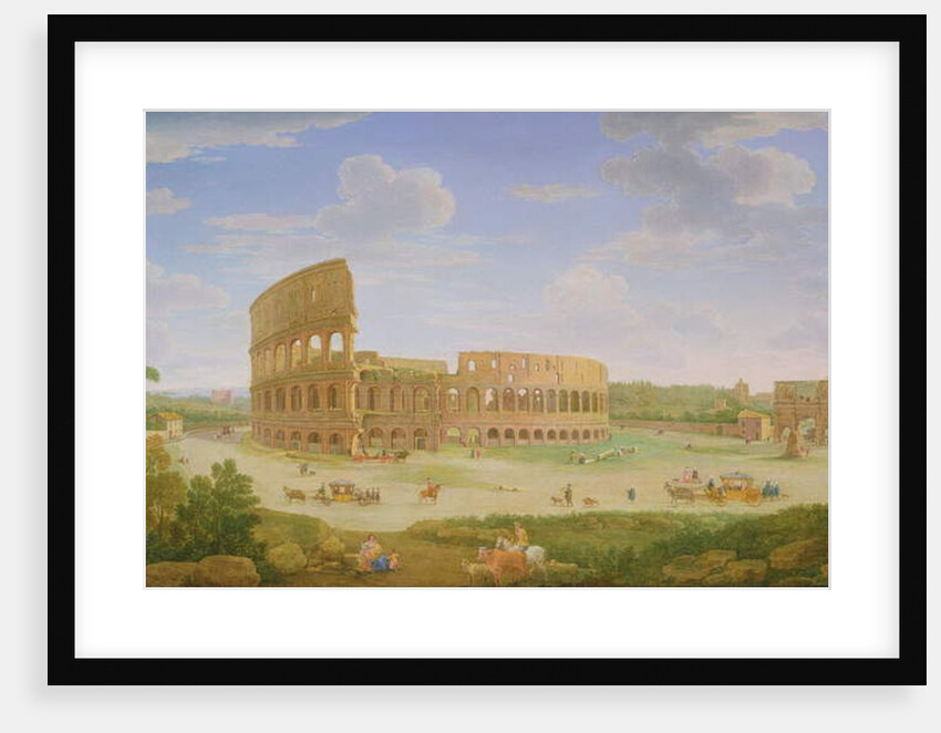 A View of Rome, 1750s by Hendrik van Lint