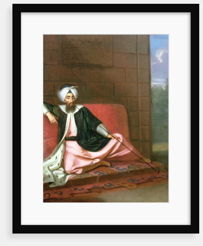 Portrait of Mustapha Aga Emissary to the Swedish Court, 1727 by George Engelhardt Schroeder