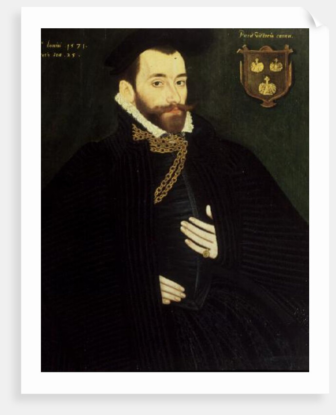 Portrait of a Gentleman, traditionally called A Member of the Dacre Family, 1571 by George Gower