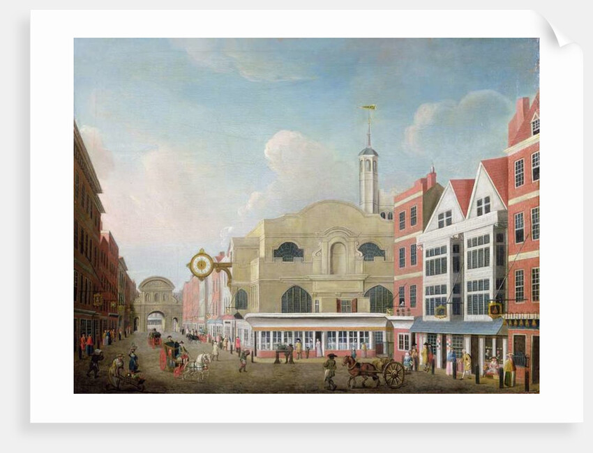 View of St. Dunstan's in Fleet Street by Samuel Scott