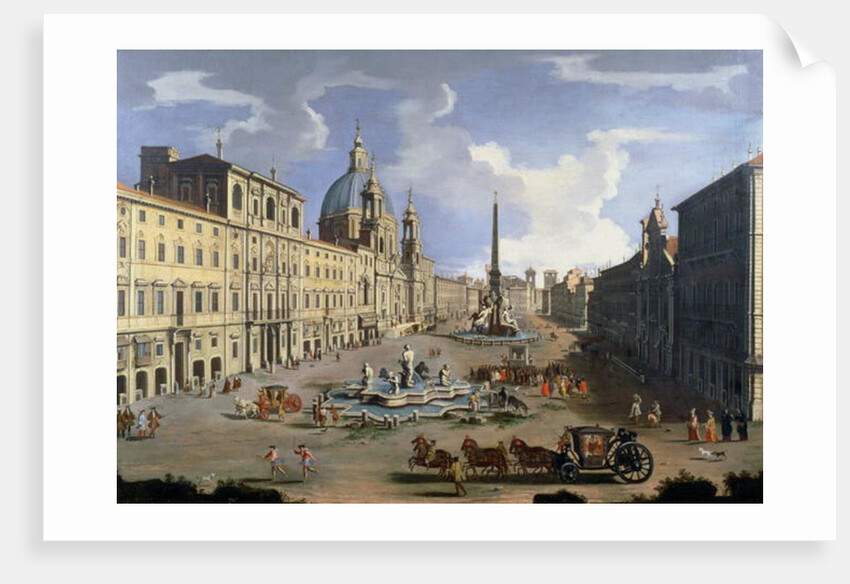 A View of the Piazza Navona in Rome by Gaspar van Wittel