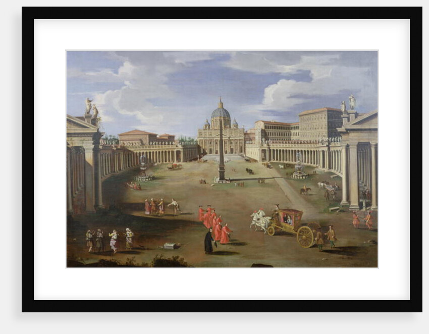 A View of St. Peter's in Rome by Gaspar van Wittel