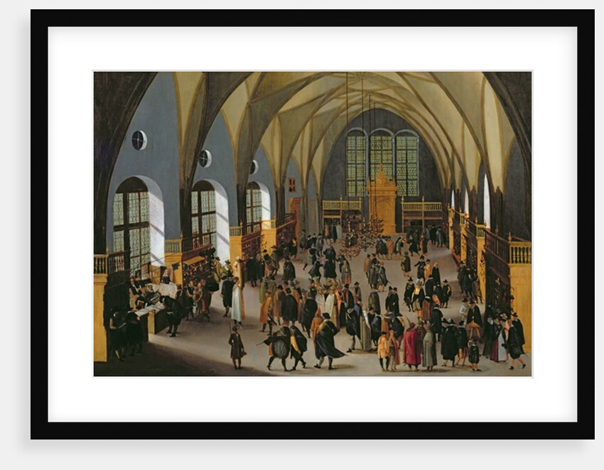 The Prague Stock Exchange by Aegidius Sadeler or Saedeler