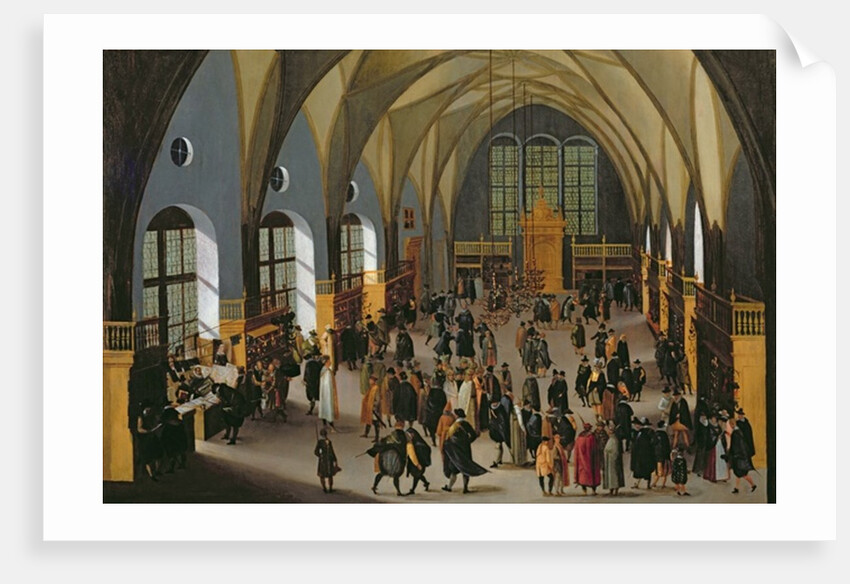 The Prague Stock Exchange by Aegidius Sadeler or Saedeler