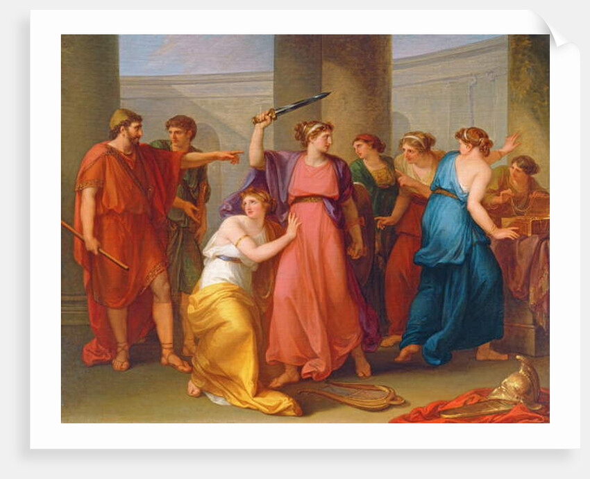 Achilles Discovered by Angelica Kauffman