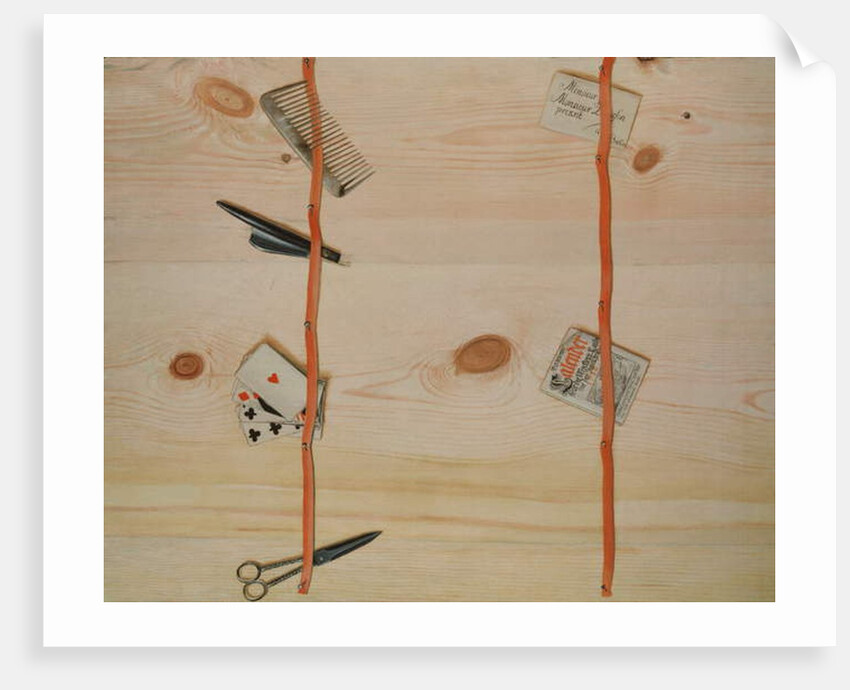 Trompe l'Oeil Letter Rack by Jacob Heinrich Helbigk