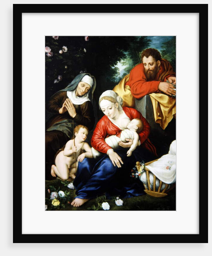 The Virgin and Child with St Joseph, Elizabeth and St John by Martyn & Brueghel Jan the Younger (1601-78) Pepyn