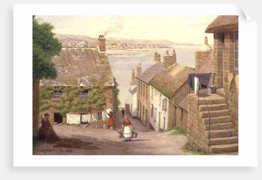 View of Penzance from Newlyn, 1881 by John Mulcaster Carrick