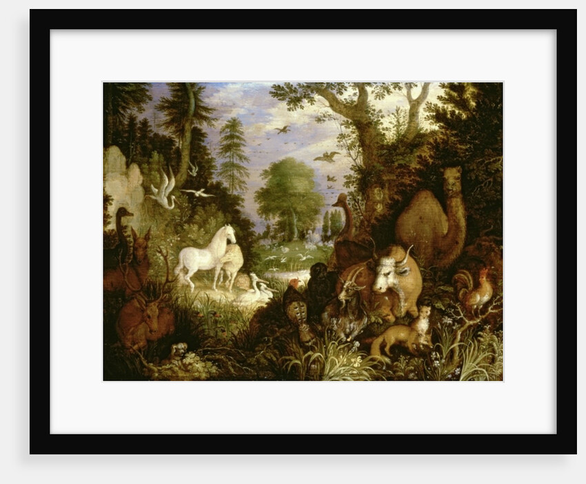 The Garden of Eden by Roelandt Jacobsz. Savery