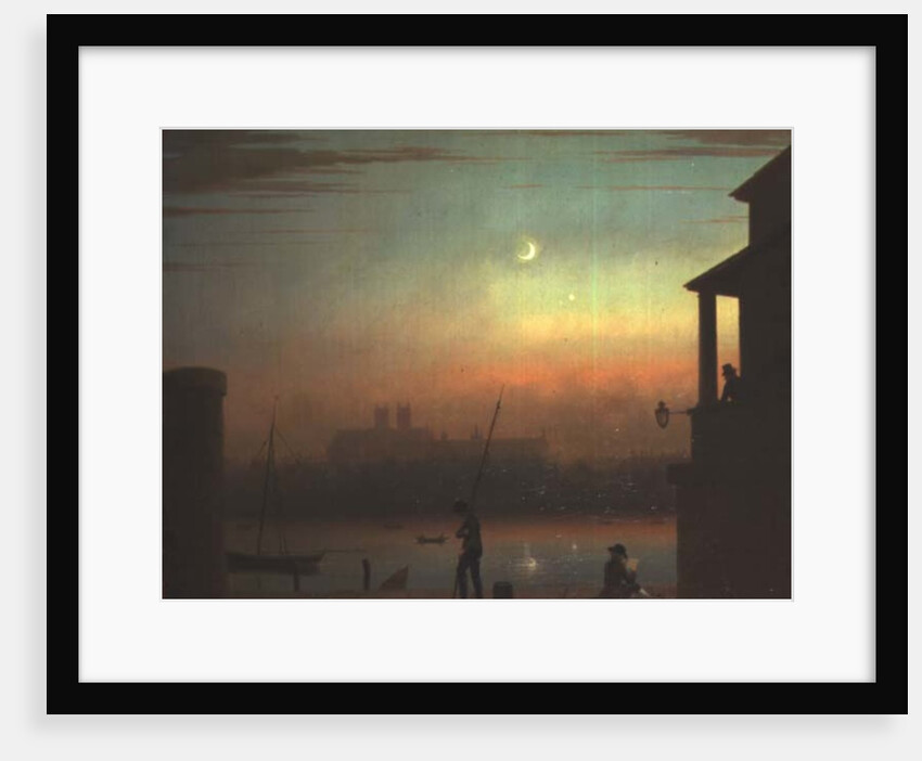 The Thames by Moonlight by Thales Fielding