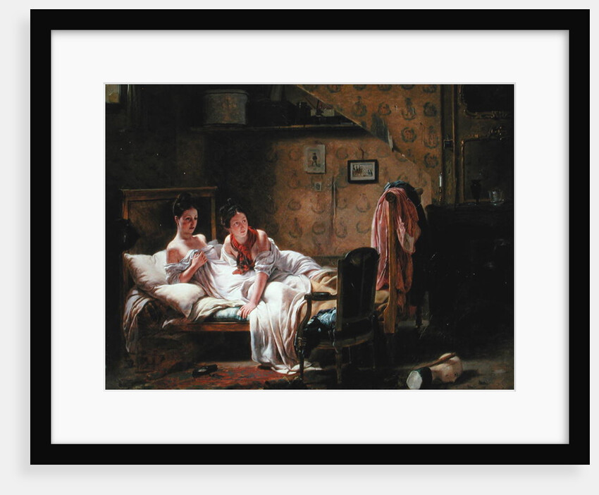 Two women in bed by J.A. Rohne