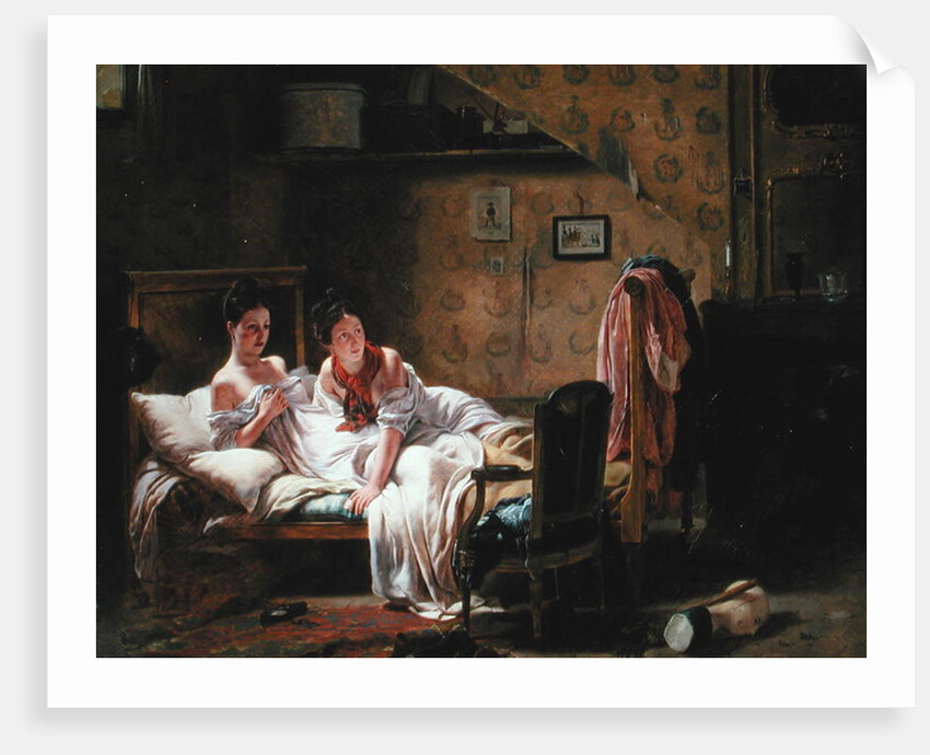 Two women in bed by J.A. Rohne