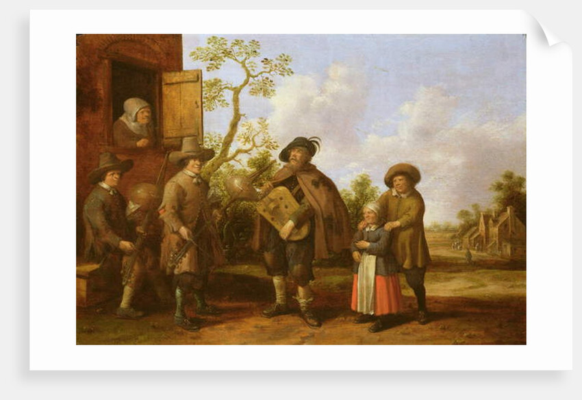 Village Scene with Musicians, 1659 by Joost Cornelisz. Droochsloot