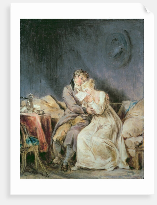 Reading the Letter by Marguerite Gerard