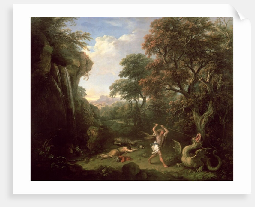 Cadmus and the Dragon by Francesco Zuccarelli