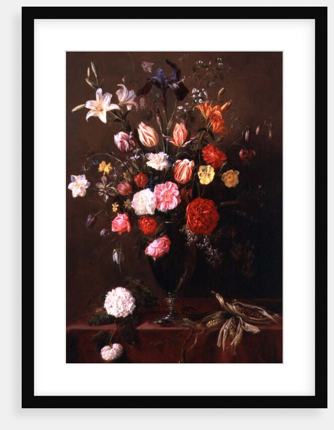 Still life of flowers by Adriaen van Utrecht