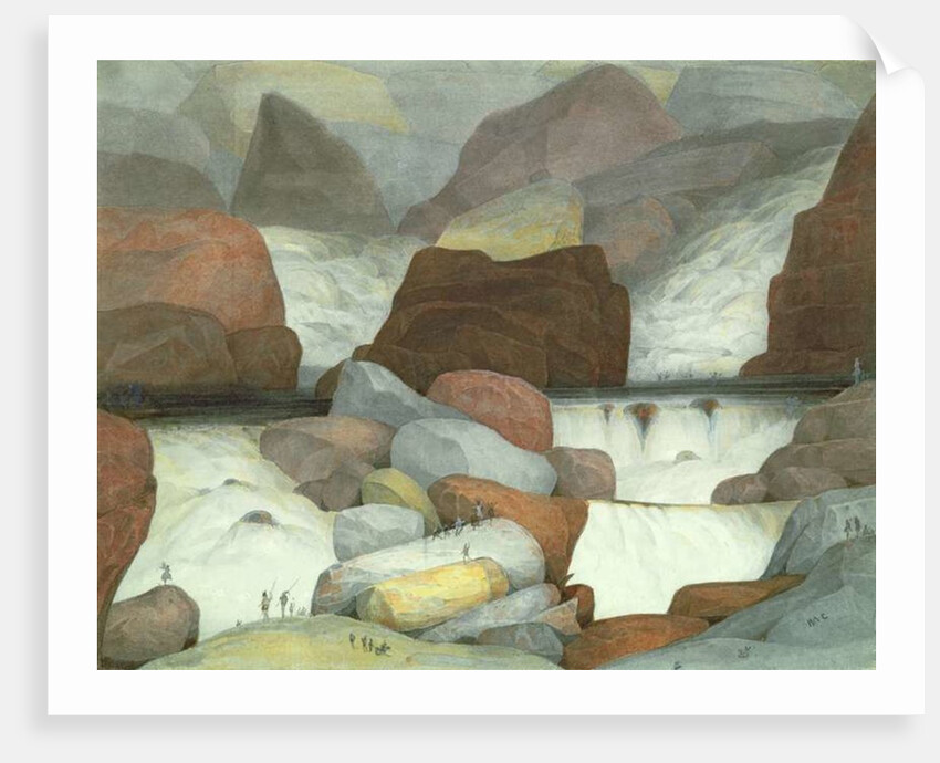 Watersprites in a Stream, c.1865 by General John Chamberlayne