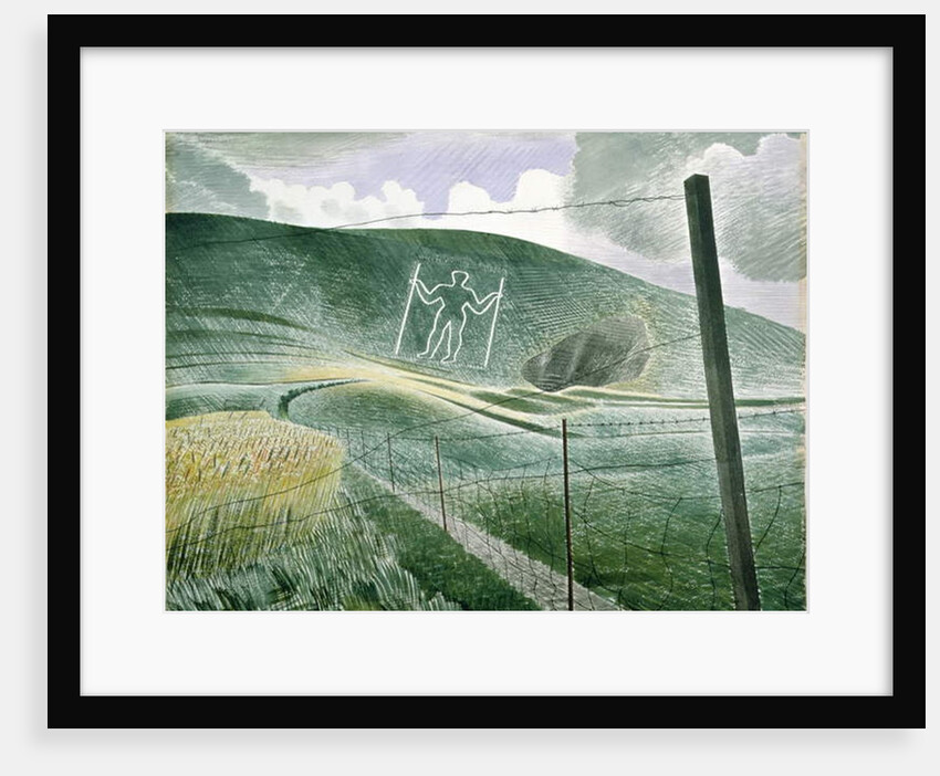The Long Man of Wilmington or, The Wilmington Giant, 1939 by Eric Ravilious