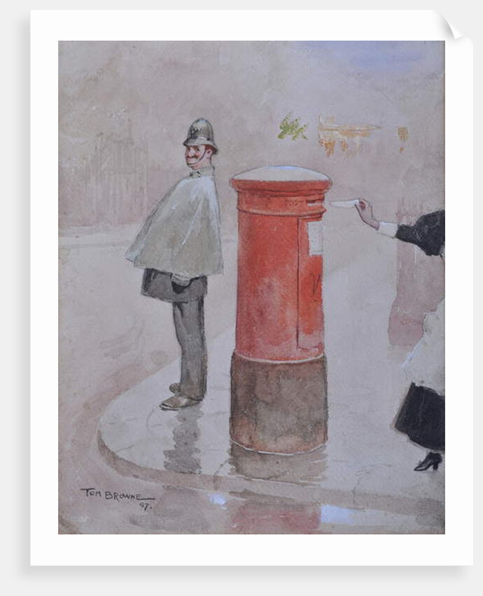 Billet-doux, 1897 by Tom Browne