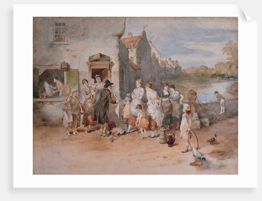 Selling his Wares by George Hay