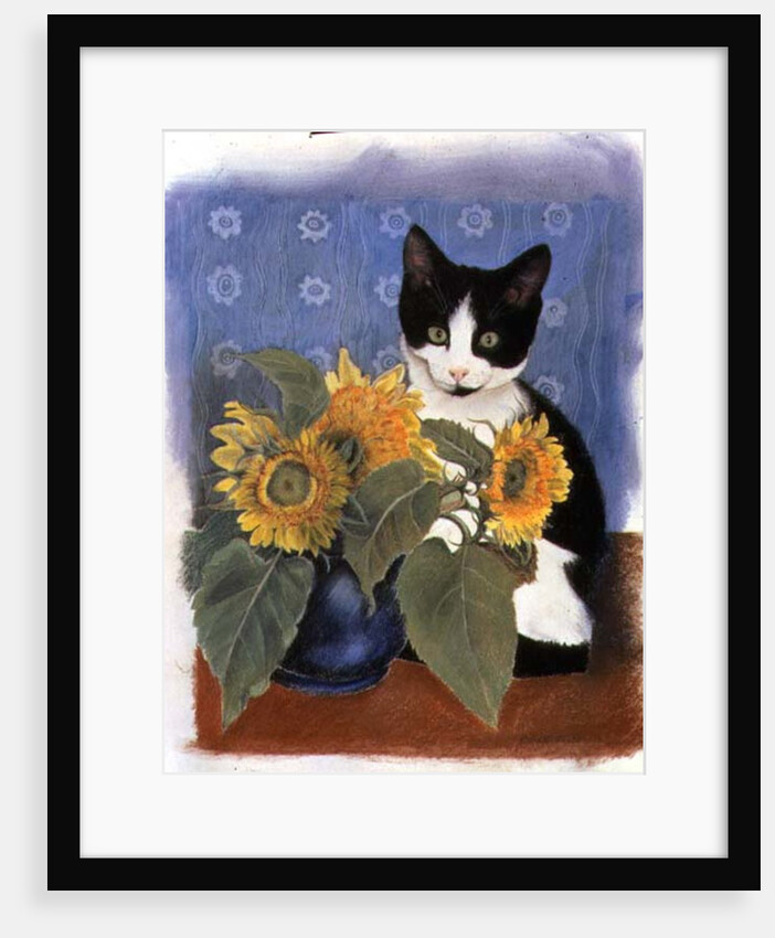 Chess and Sunflowers by Anne Robinson