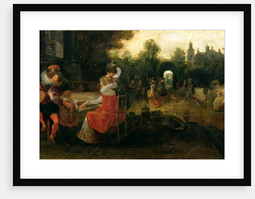 Queen Elizabeth I and the Earl of Leicester at Kenilworth by Dirck Hals