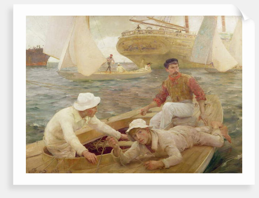 The Run Home, 1902 by Henry Scott Tuke