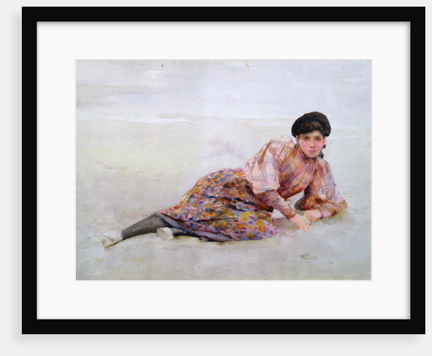 Girl on the Beach by Henry Scott Tuke