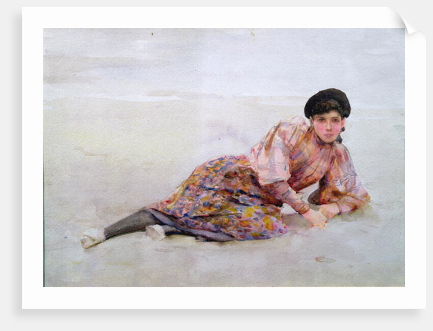 Girl on the Beach by Henry Scott Tuke