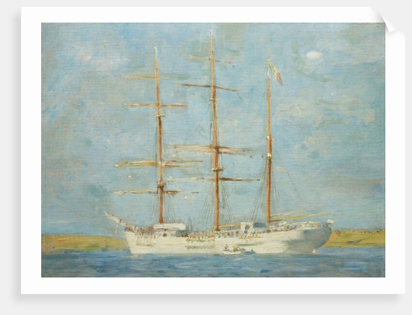 White Barque by Henry Scott Tuke