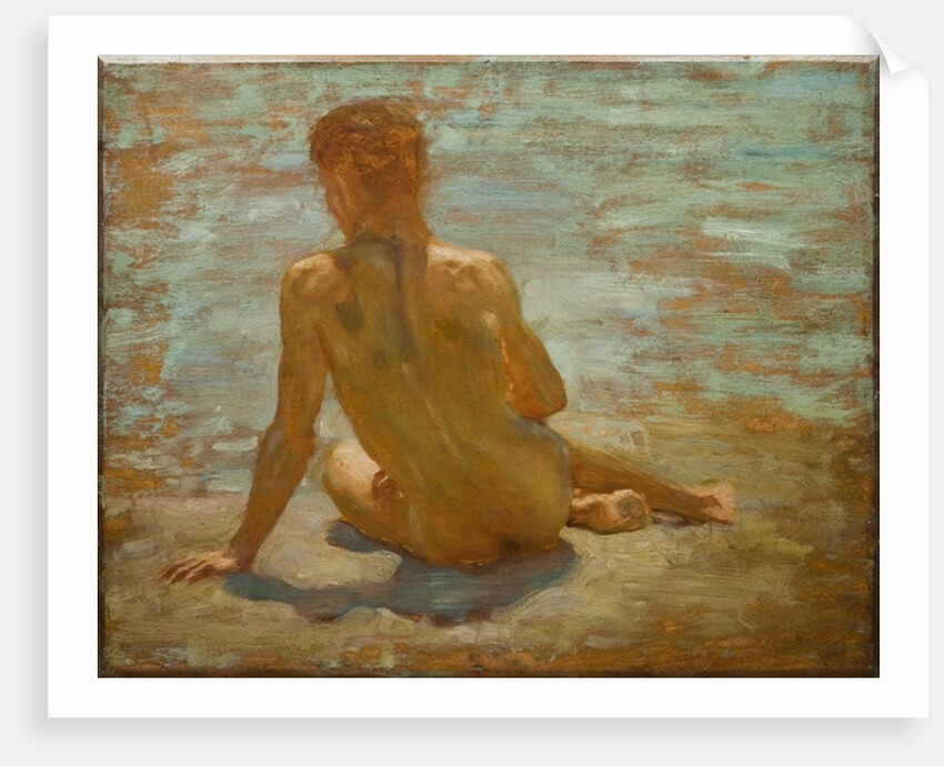 Sketch of Nude Youth, c.1921 by Henry Scott Tuke