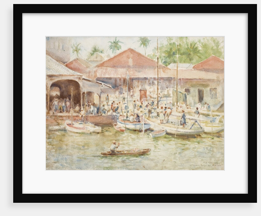 The Market, Belize, British Honduras, 1924 by Henry Scott Tuke