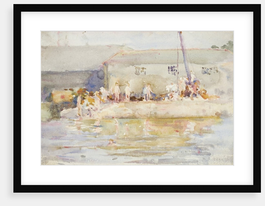 Quay Scamps, 1896 by Henry Scott Tuke