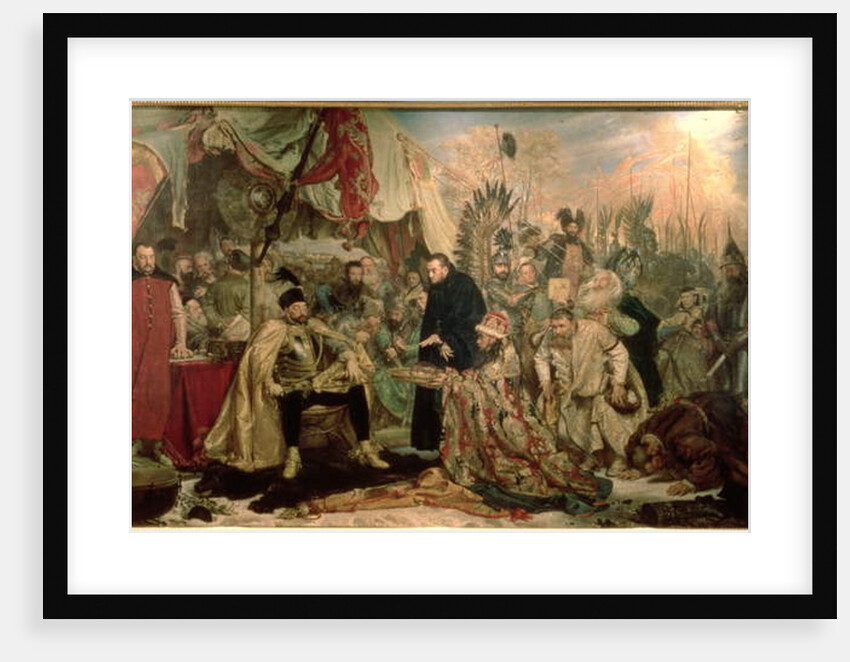 Bathory at Pskov, 1872 by Jan Matejko
