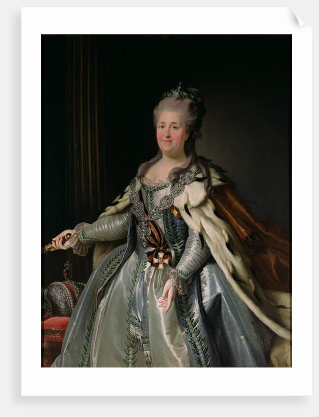 Portrait of Catherine II by Anton Albertrandi