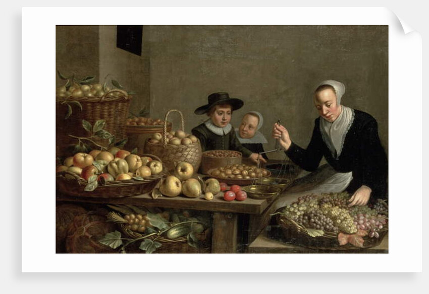 Fruit Stall by Floris van Schooten
