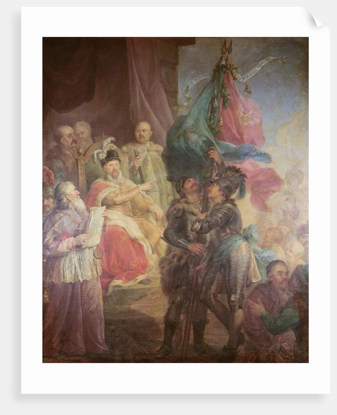 The Union of Lithuania with Poland in 1569, 1783-85 by Marcello Bacciarelli