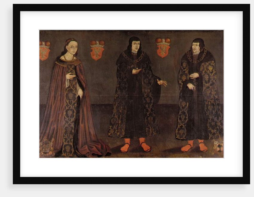 Portrait of Stanislaw, Janus III and Anna, Mazovian Dukes, 1620-40 by Polish School