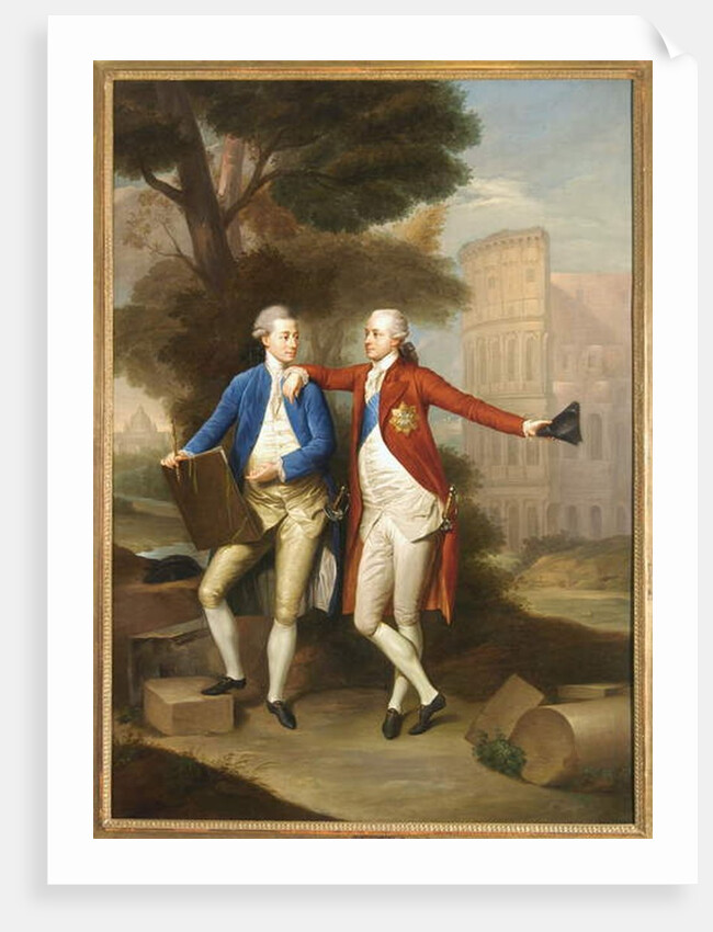 The Counts Franciszek and Kazimierz Rzewuski in Rome, 1772 by Anton von Maron
