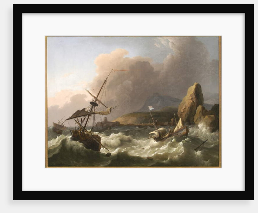 Storm at Sea, 1702 by Ludolf I Backhuysen