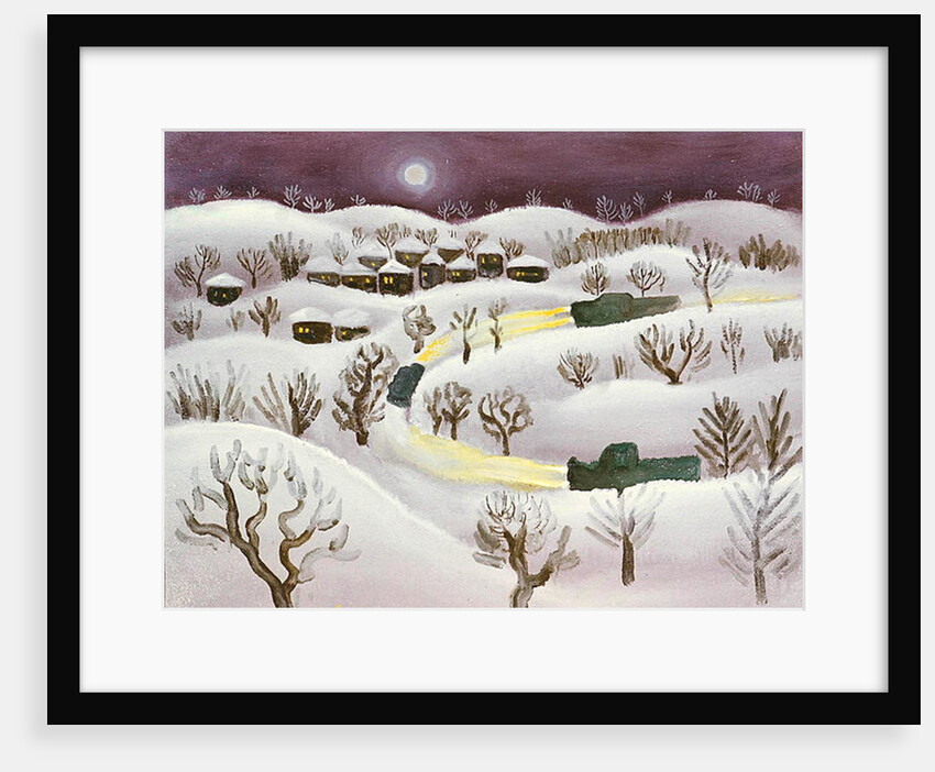 Winter Night, 1971 by Radi Nedelchev