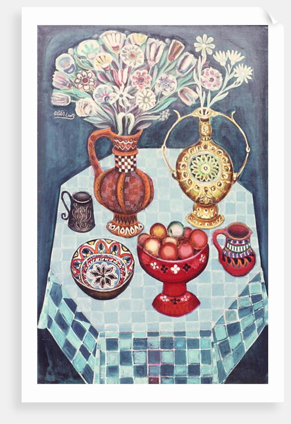 Still Life with Red Apples, 1967 by Radi Nedelchev