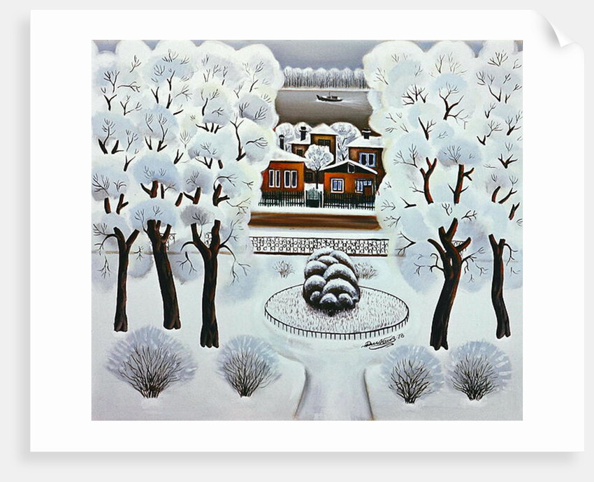 Winter Day, 1978 by Radi Nedelchev