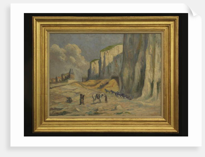 French Beach Scene by Maximilien Luce