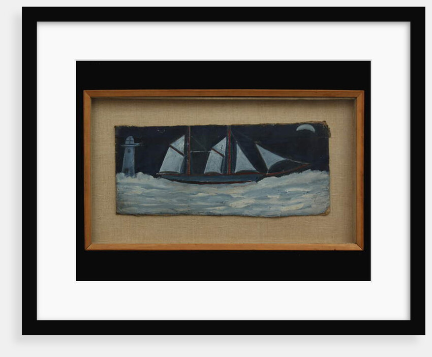 Trawler off Cornish coast, c.1930 by Alfred Wallis
