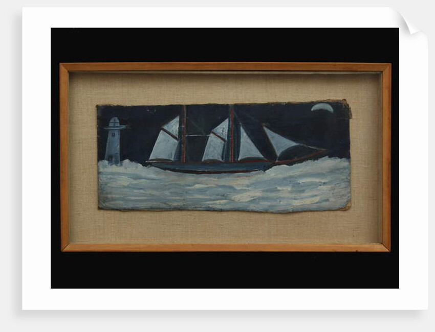 Trawler off Cornish coast, c.1930 by Alfred Wallis